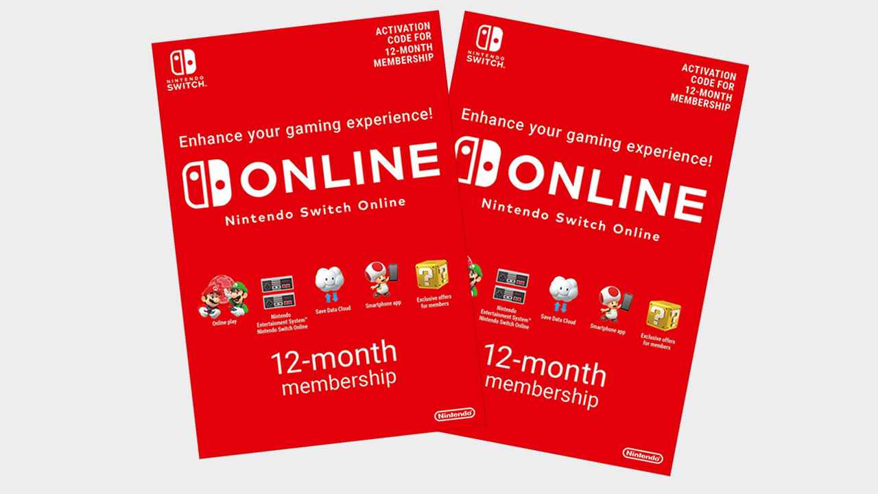 Abonnement de 12 mois à Nintendo Switch Online