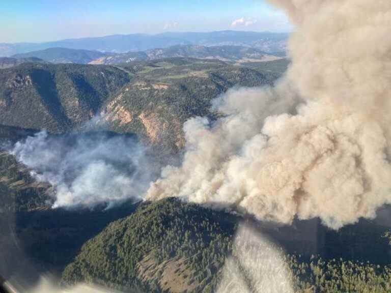 BC WILDFIRES: le feu de Keremeos Creek grossit mais connaît une croissance minimale du jour au lendemain