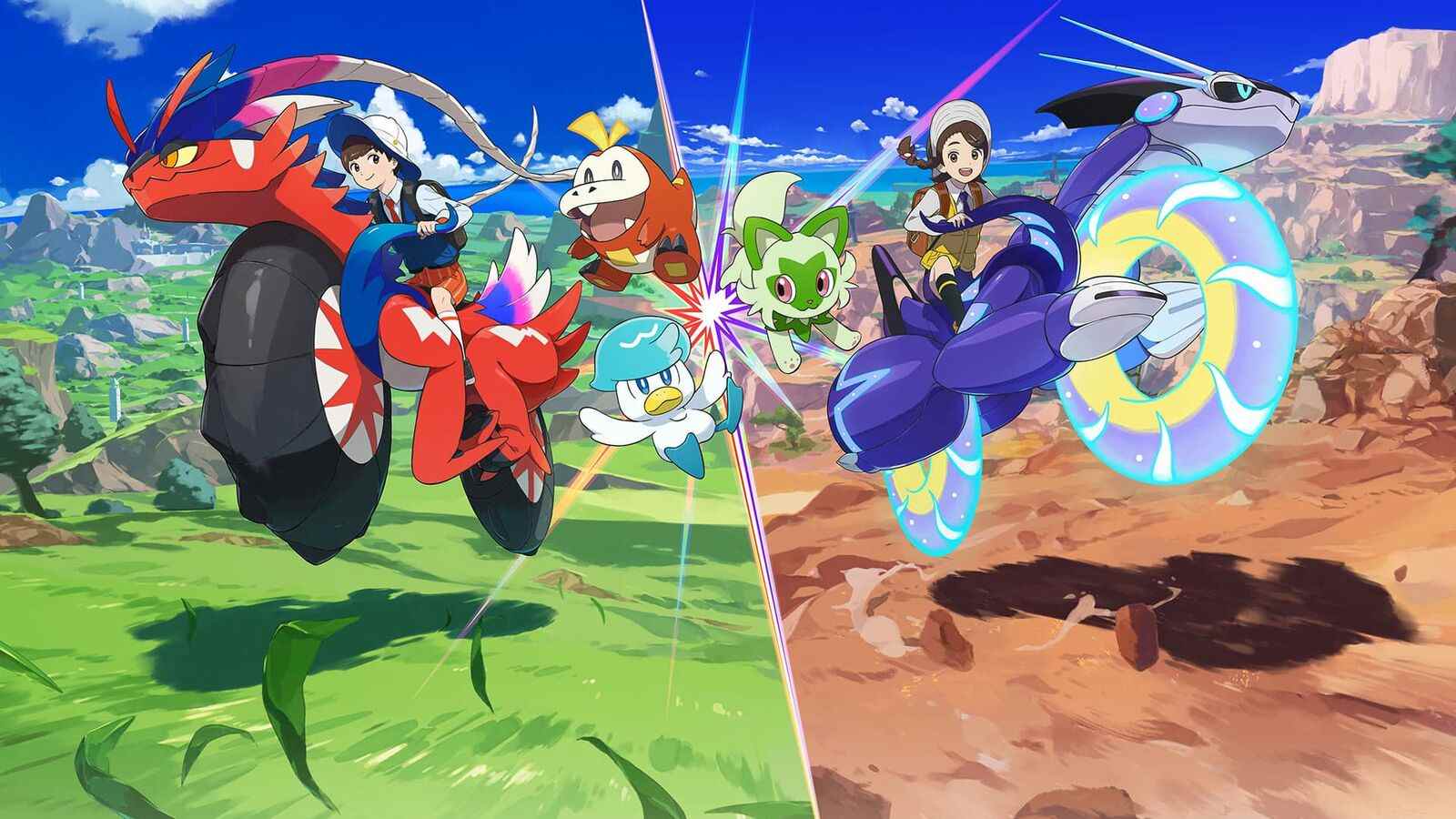 Les flux Pokemon Scarlet et Violet détaillent les formes Terastel, les légendaires ridables et les raids Tera

