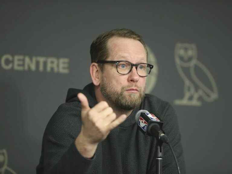 L’entraîneur-chef des Raptors, Nick Nurse, aime la direction que prend le club