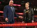 Kurt Angle et Ronda Rousey