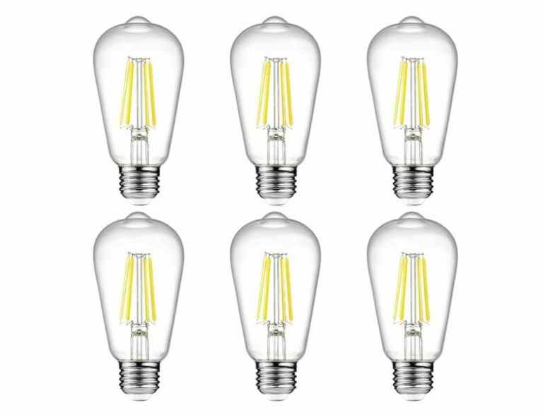 Ampoules Edison modernes non fluorescentes