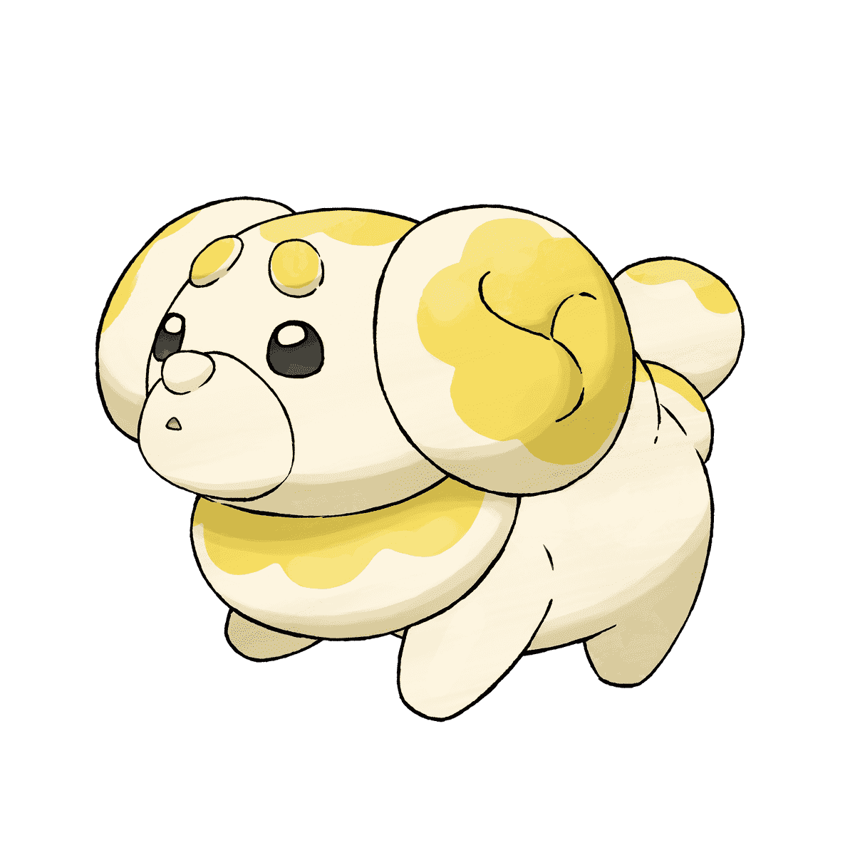 art du nouveau Fidough dans Pokémon Scarlet et Violet