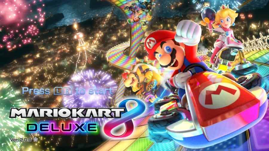 Mario Kart 8 Deluxe Menu principal DLC Starman