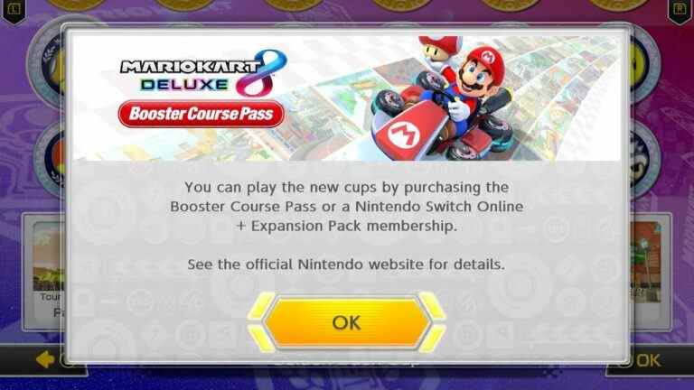 Comment accéder au DLC Mario Kart 8 Deluxe Booster Course Pass ?
