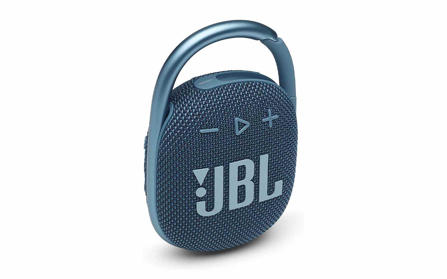 meilleurs accessoires de rentrée scolaire pour MacBook : JBL Clip 4 sur fond blanc