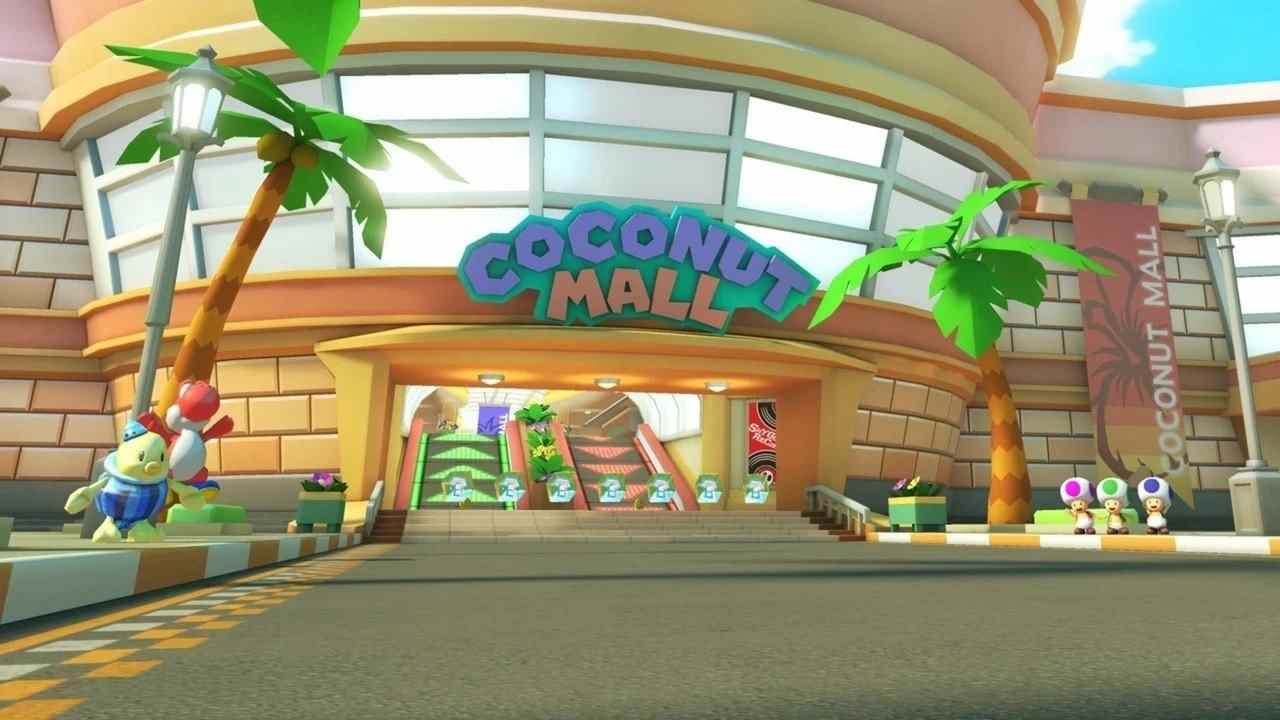  Aléatoire : Réjouissez-vous !  Le centre commercial de noix de coco de Mario Kart 8 Deluxe a été 