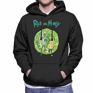 Sweat à capuche homme Rick et Morty