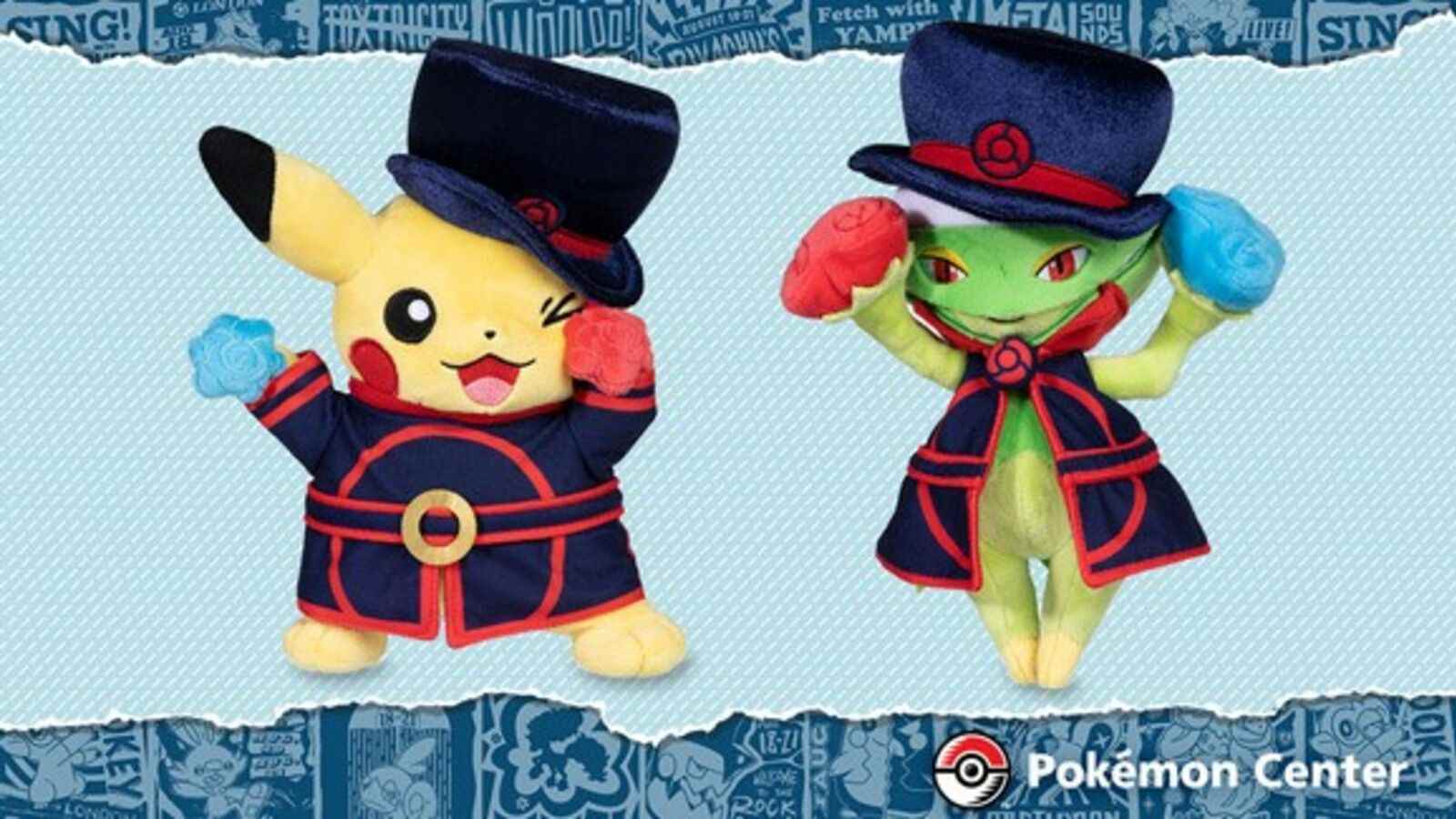 Le Beefeater Pikachu et Roserade du Pokémon Center London vous feront vous sentir comme des rois
