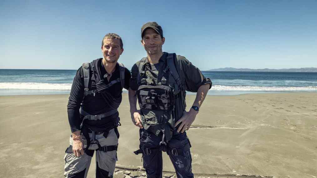 Courir sauvage avec Bear Grylls Le défi Ashton Kutcher