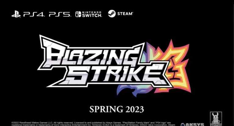 Blazing Strike reporté au printemps 2023
