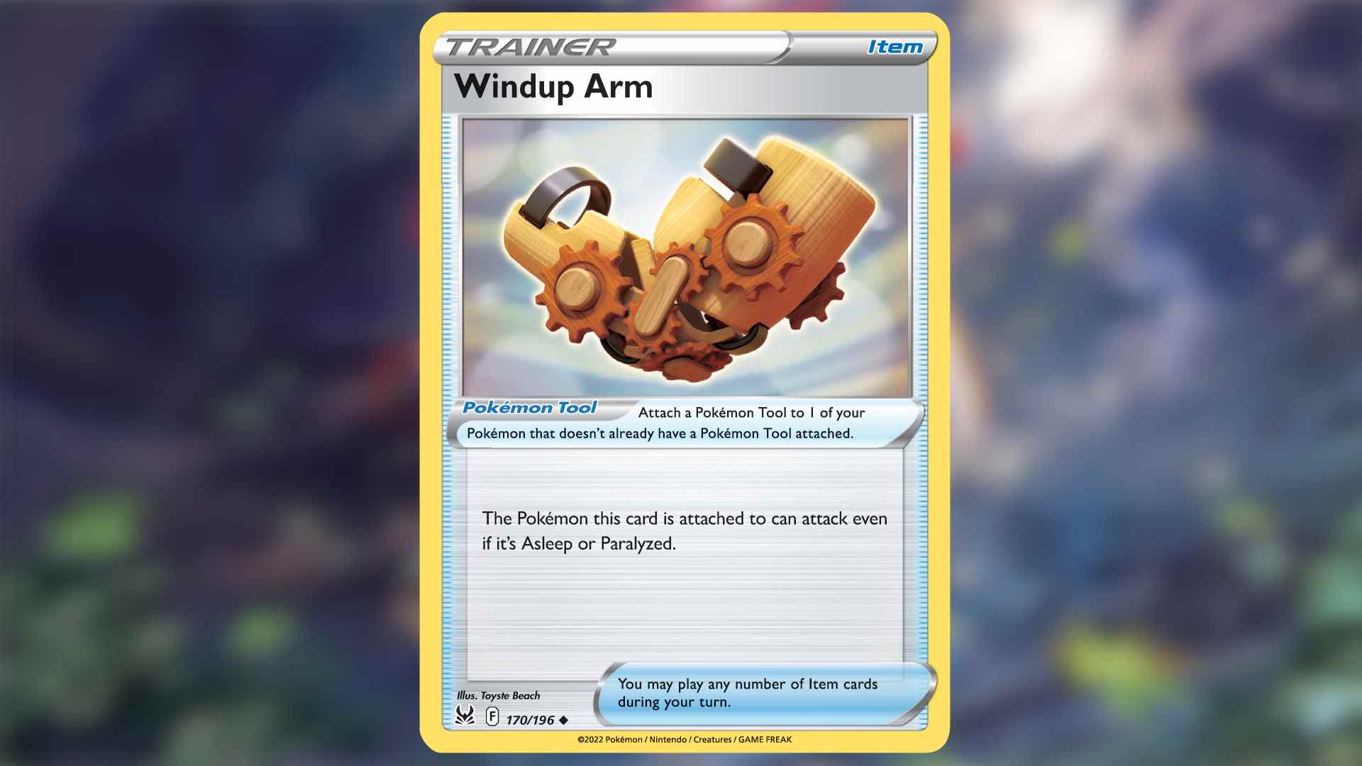 Pokemon Trading Card Game: Sword & Shield - Carte de bras de liquidation d'origine perdue