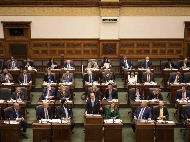 Les députés ontariens de retour à l’Assemblée législative pour le début de la nouvelle session