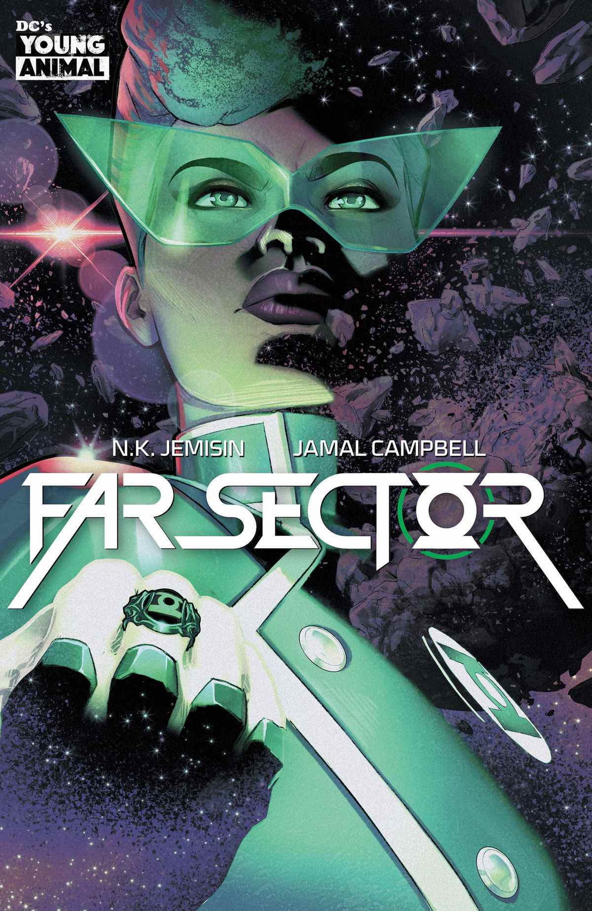 Art promotionnel pour Far Sector, DC Comics (2019).