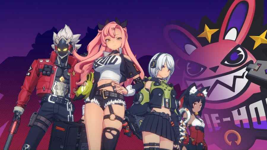 Quatre personnages Zenless Zone Zero de la faction 