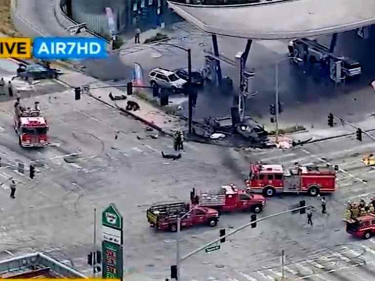 Conducteur dans un accident enflammé à Los Angeles qui a tué 5 personnes accusé de meurtre