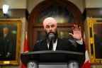 Le chef du NPD, Jagmeet Singh, s'exprime en réaction à la publication du budget fédéral le 7 avril 2022. 