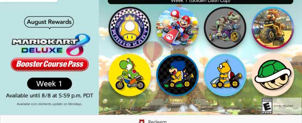 Nintendo Switch Online reçoit de nouvelles icônes Mario Kart 8 Deluxe