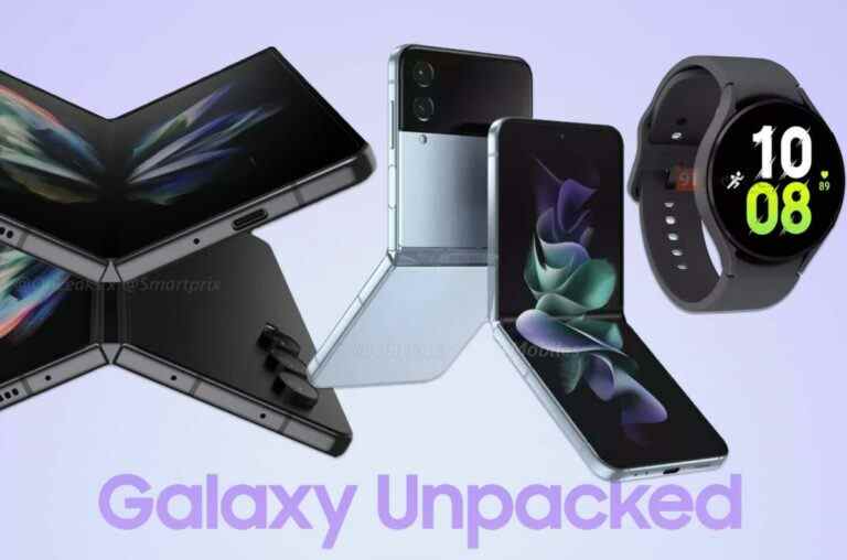 Blog en direct Samsung Unpacked : Galaxy Z Fold 4, Galaxy Z Flip 4, Galaxy Watch 5 et plus