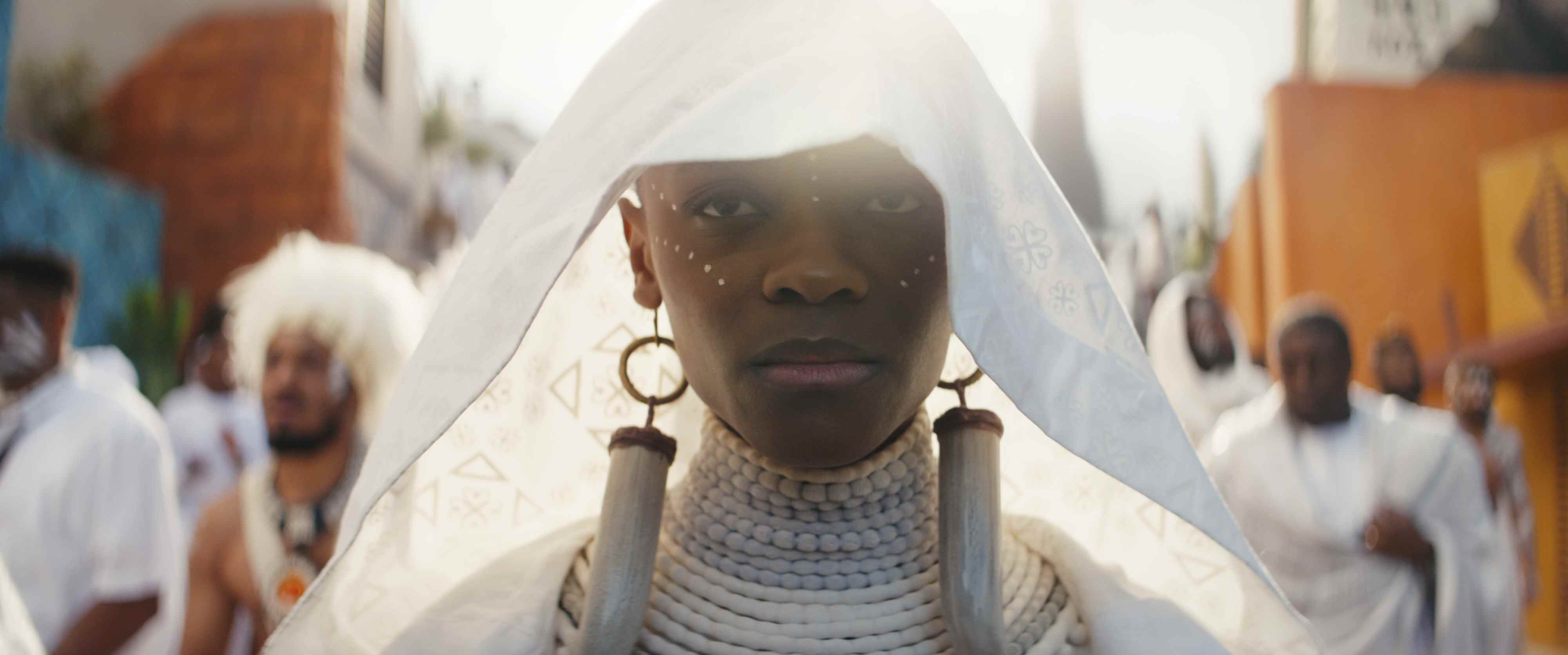 Letitia Wright dans le rôle de Shuri dans Black Panther : Wakanda Forever de Marvel Studios.  Photo publiée avec l'aimable autorisation des studios Marvel.  © 2022 MERVEILLE.