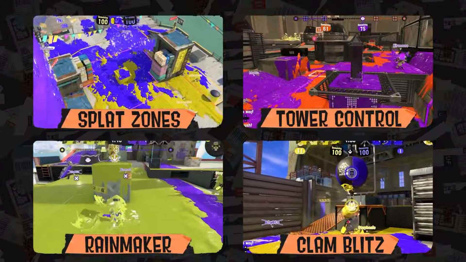 Splatoon 3 Révélation directe Modes d'étapes de gameplay Mécanique des armes Personnalisation Amiibo Date de sortie de la Nintendo Switch Splatfest revient sur invitation 2023 Deep Cut Story Tableturf Battle Jeu de cartes à collectionner