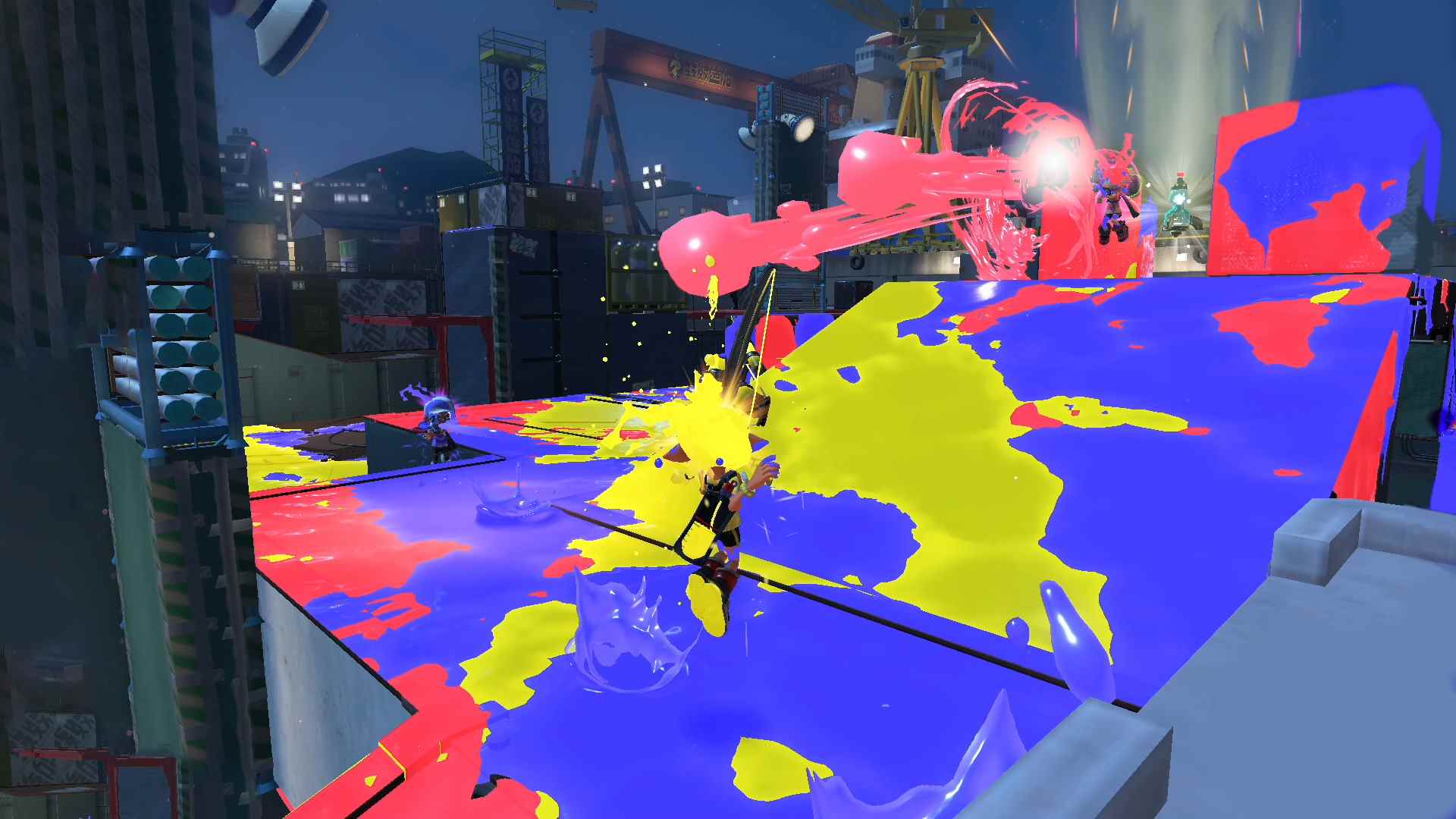 Guerre de territoire tricolore dans Splatoon 3