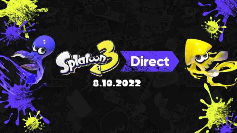 Regardez : Splatoon 3 Nintendo Direct - En direct !
