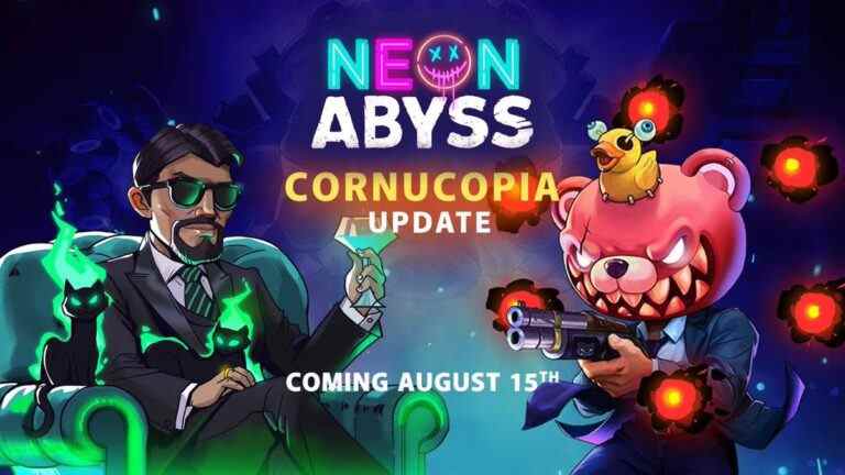 La mise à jour "Cornucopia Update" de Neon Abyss annoncée, disponible la semaine prochaine
