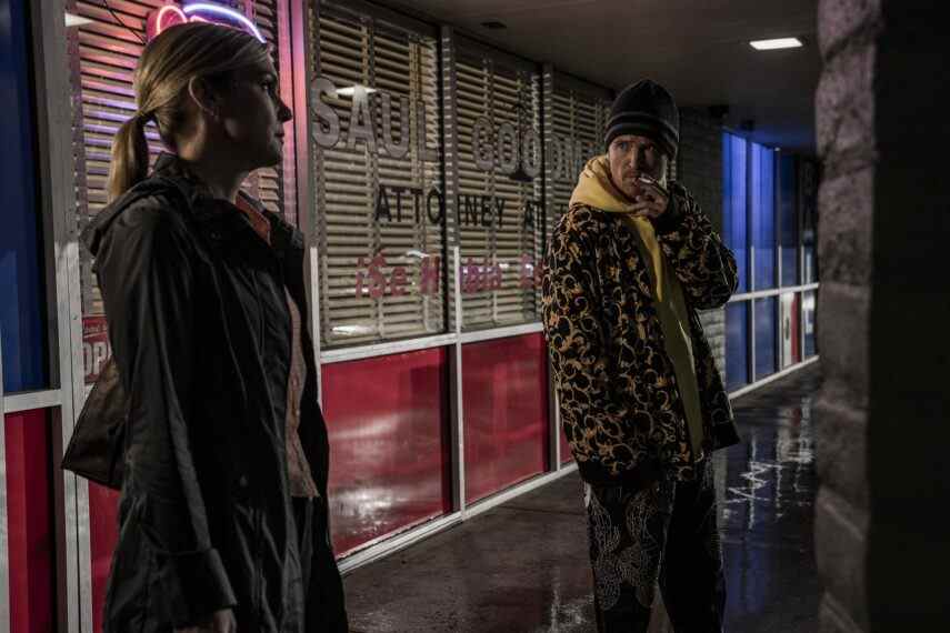 Better Call Saul Saison 6 Rhea Seehorn et Aaron Paul