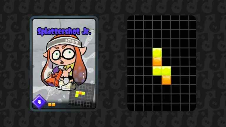 Découvrez le nouveau mini-jeu de cartes à collectionner de Splatoon 3 qui ressemble un peu à Tetris
