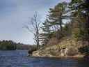 Lake Muskoka, juste à l'extérieur de Bracebridge, en Ontario. 