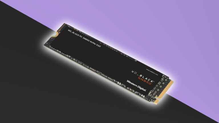 Bénéficiez de 40 % de réduction sur un SSD WD Black 1 To SN850 super rapide
