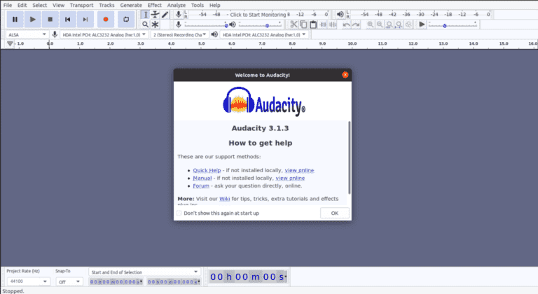 Comment supprimer le bruit de fond, la distorsion dans Audacity