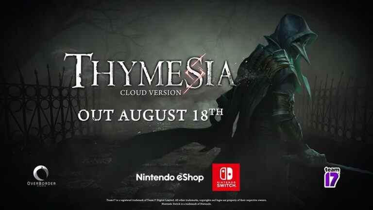 Thymesia Cloud Version annoncée pour Switch, sortie la semaine prochaine
