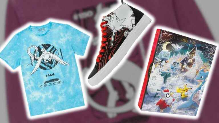 Zavvi lance une ligne de vêtements Pokémon Legendary Collection et des calendriers spéciaux pour les fêtes
