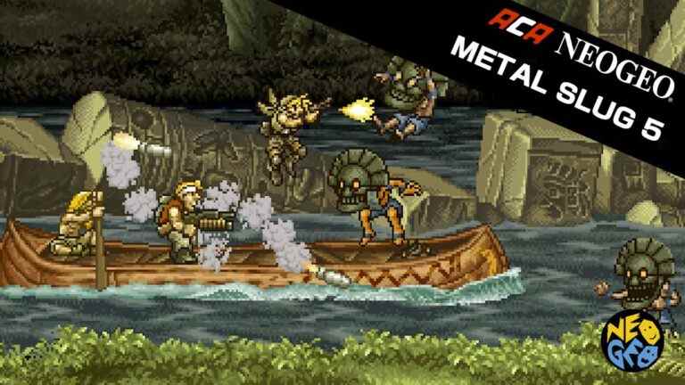 La vente ACA NeoGeo / Arcade Archives Switch comprend Metal Slug 5 et plus
