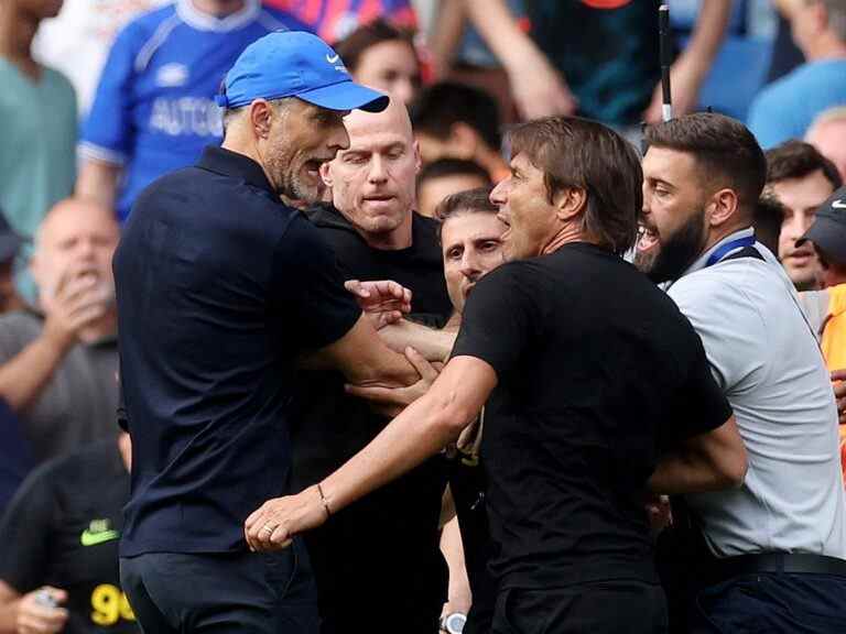 Les entraîneurs Tuchel et Conte s’affrontent alors que Chelsea et Tottenham font match nul 2-2