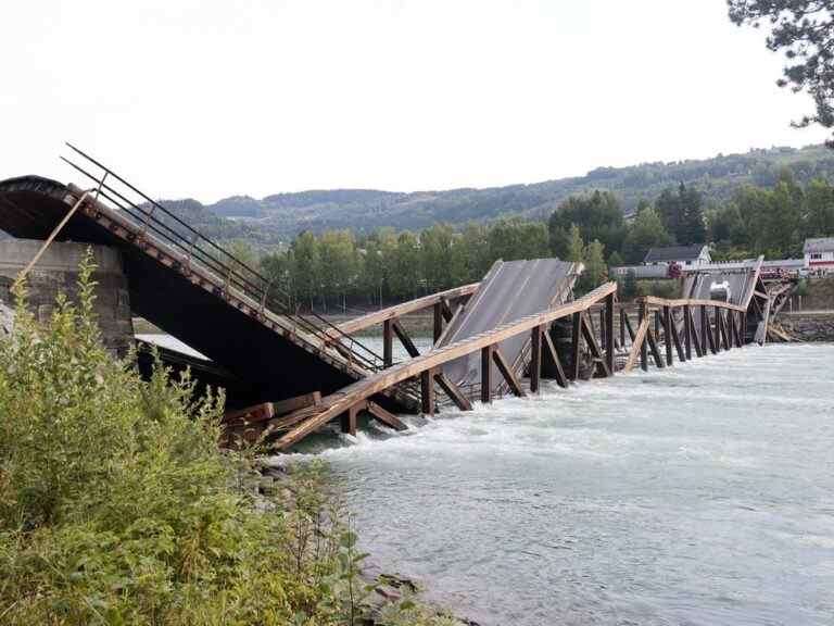 « COMPLETEMENT CATASTROPHIQUE » : un pont norvégien s’effondre, deux conducteurs secourus