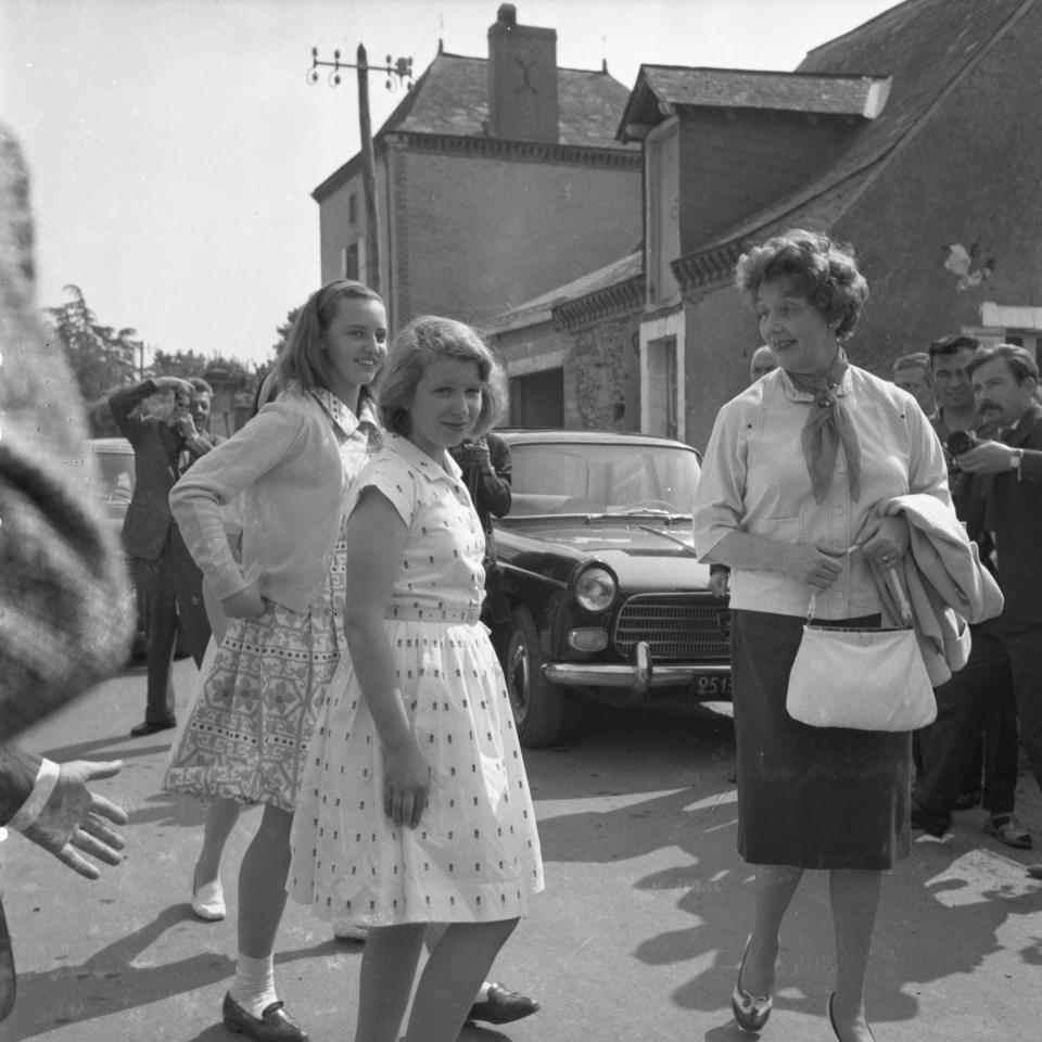 La princesse Anne en vacances en Anjou, près de La Chapelle-sur-Oudon, en 1962. (Getty Images)