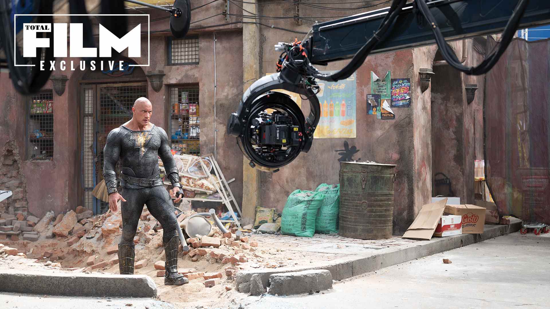 Dwayne Johnson dans les coulisses de Black Adam