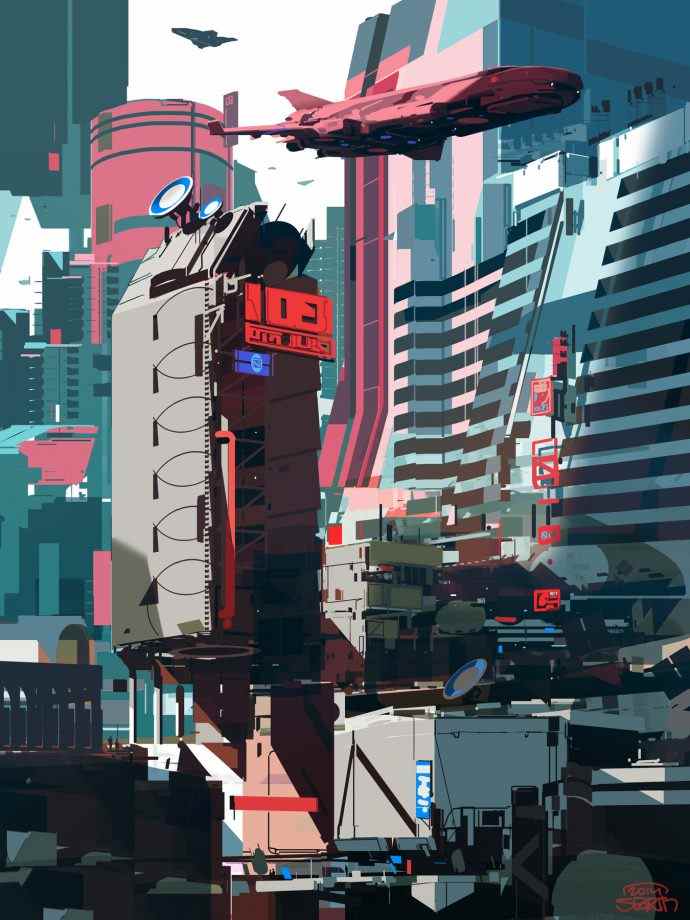 Graphic City par Sparth.