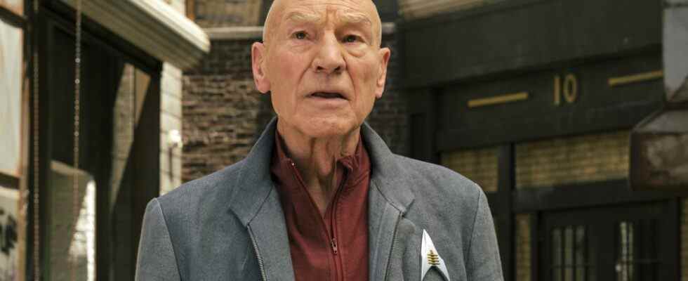 Patrick Stewart as Picard in Star Trek: Picard