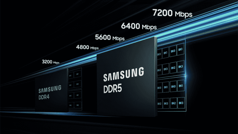 Samsung : 1 To de RAM DDR5 en 2024, DDR5-7200 en 2025