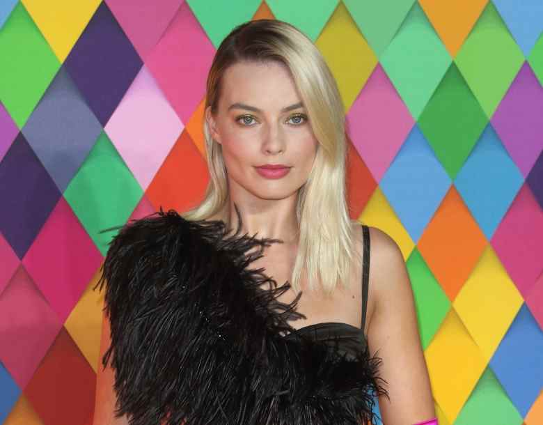 Margot Robbie à la première mondiale de 'Birds of Prey: And the Fantabulous Emancipation of One Harley Quinn' qui s'est tenue à l'Odeon BFI IMAX Waterloo (Photo de Keith Mayhew / SOPA Images/Sipa USA)(Sipa via AP Images)