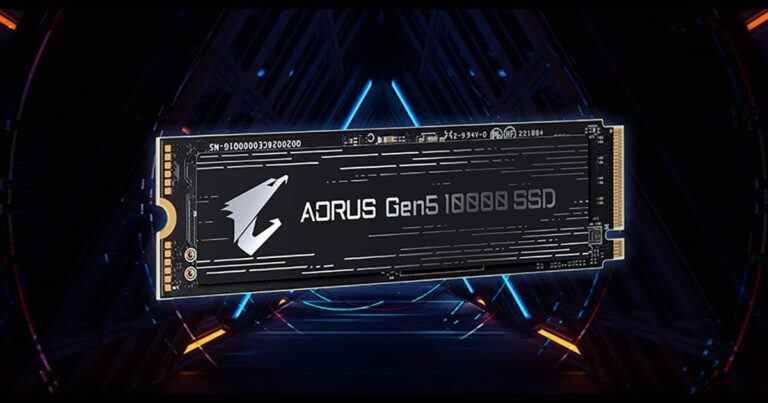 Gigabyte annonce le SSD Aorus PCIe 5.0 jusqu’à 12,4 Go/s