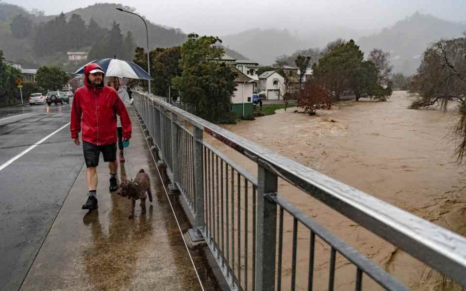 La rivière Maitai a été inondée près de la pointe nord de l'île du Sud - REUTERS