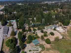 Le zoo du Grand Vancouver est vu à Langley, en Colombie-Britannique, le jeudi 18 août 2022. Un loup disparu du zoo de Vancouver a été retrouvé et remis dans sa meute.