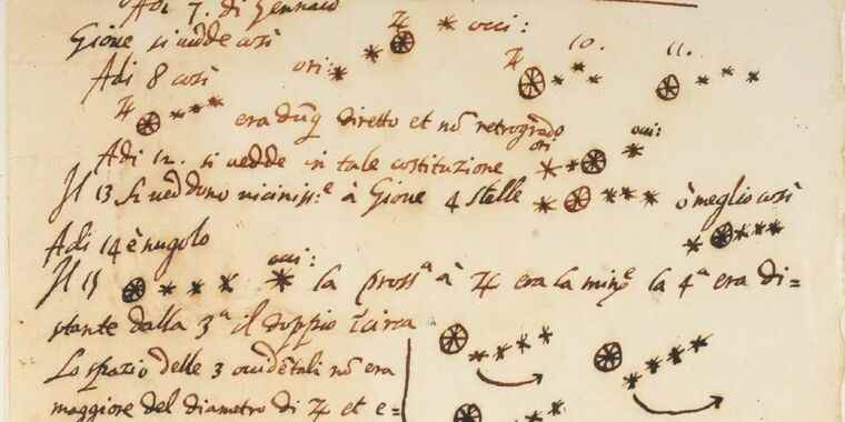 Le précieux manuscrit Galileo de la bibliothèque s’avère être un faux astucieux