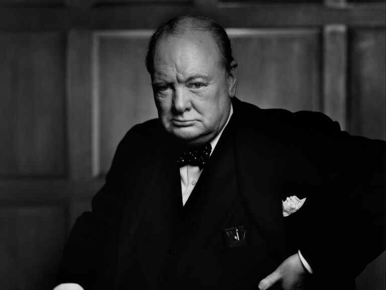 Le célèbre portrait de Sir Winston Churchill de Yousuf Karsh volé au Château Laurier