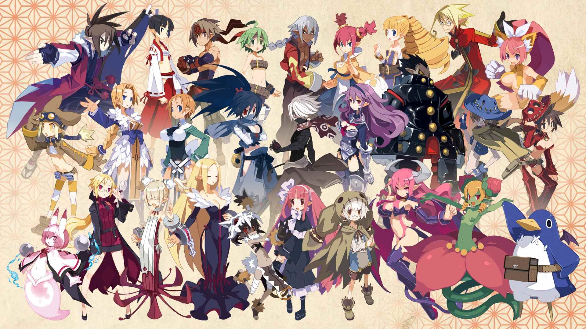 disgaea 7 personnages de la liste